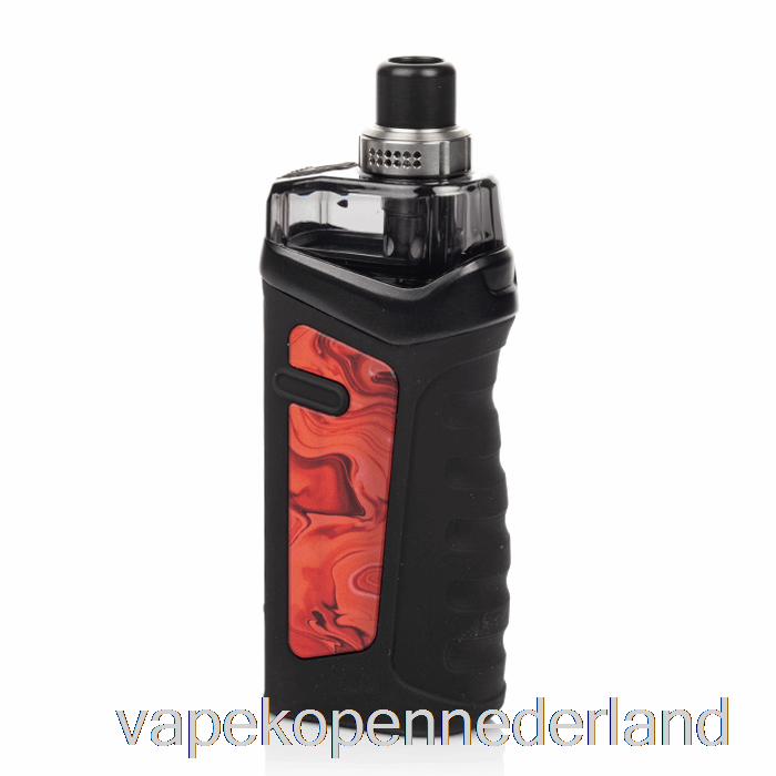 Vape Nederland Vandy Vape Jackaroo 70w Pod Mod Kit Haze Rood